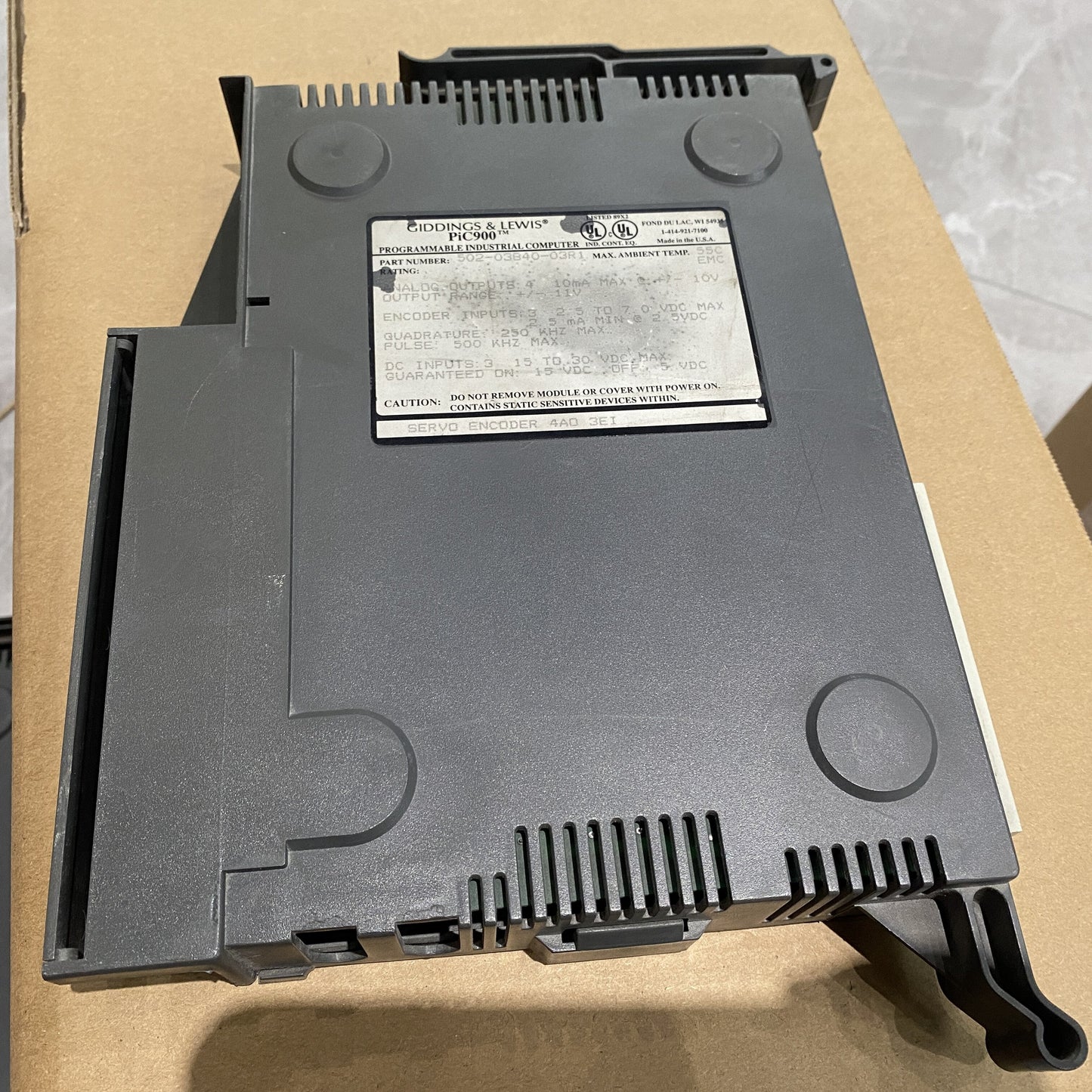 GIDDINGS & LEWIS Servo Encoder 502-03840-03R1
