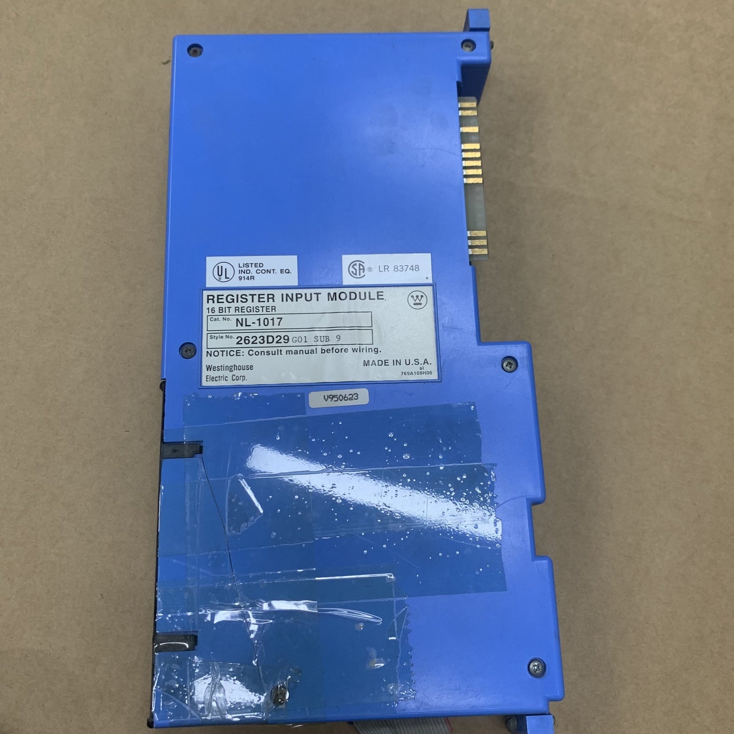 Westinghouse NL-1017 Register Input Module