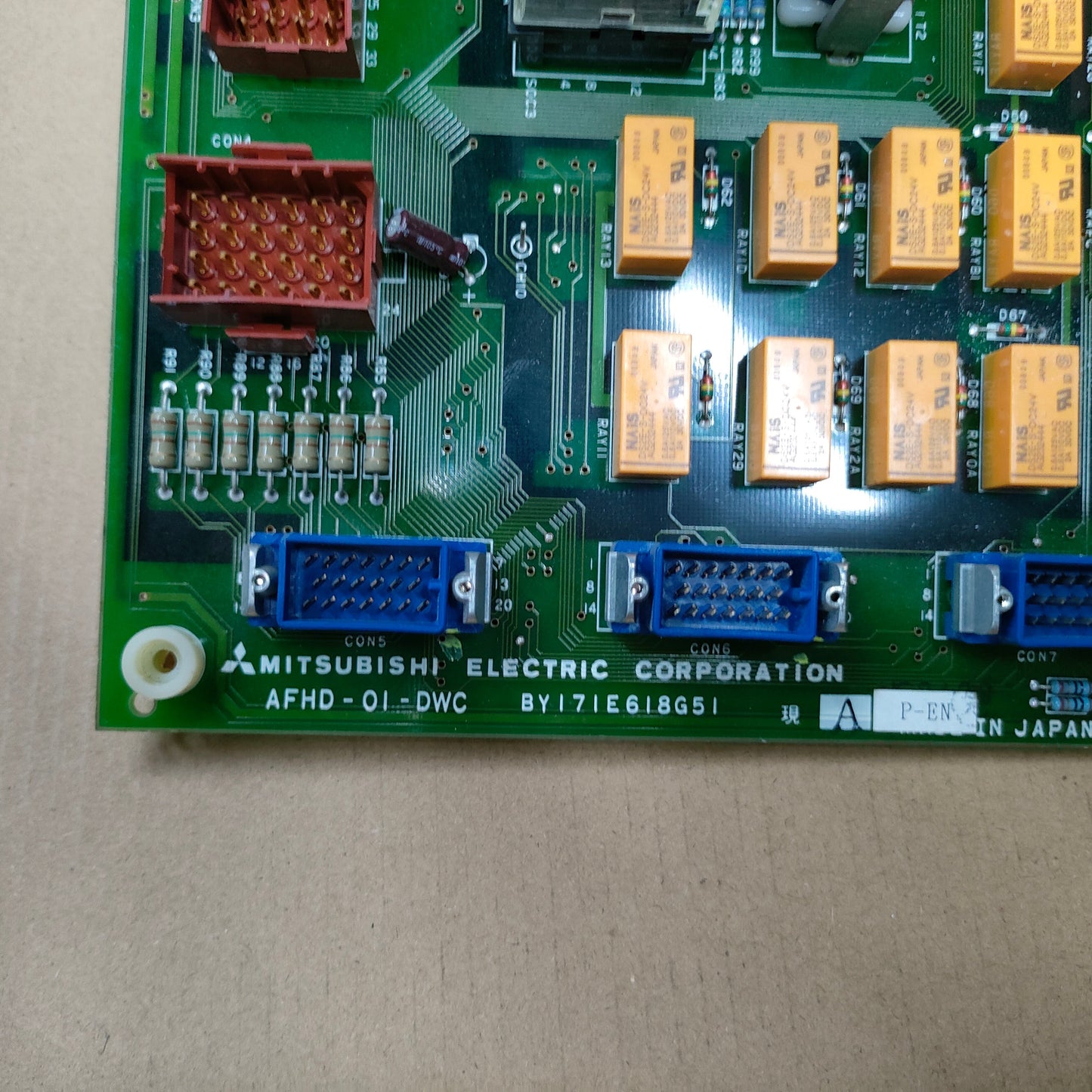 MITSUBISHI BY171E618G51 AFHD-01-DWC CONTROL BOARD