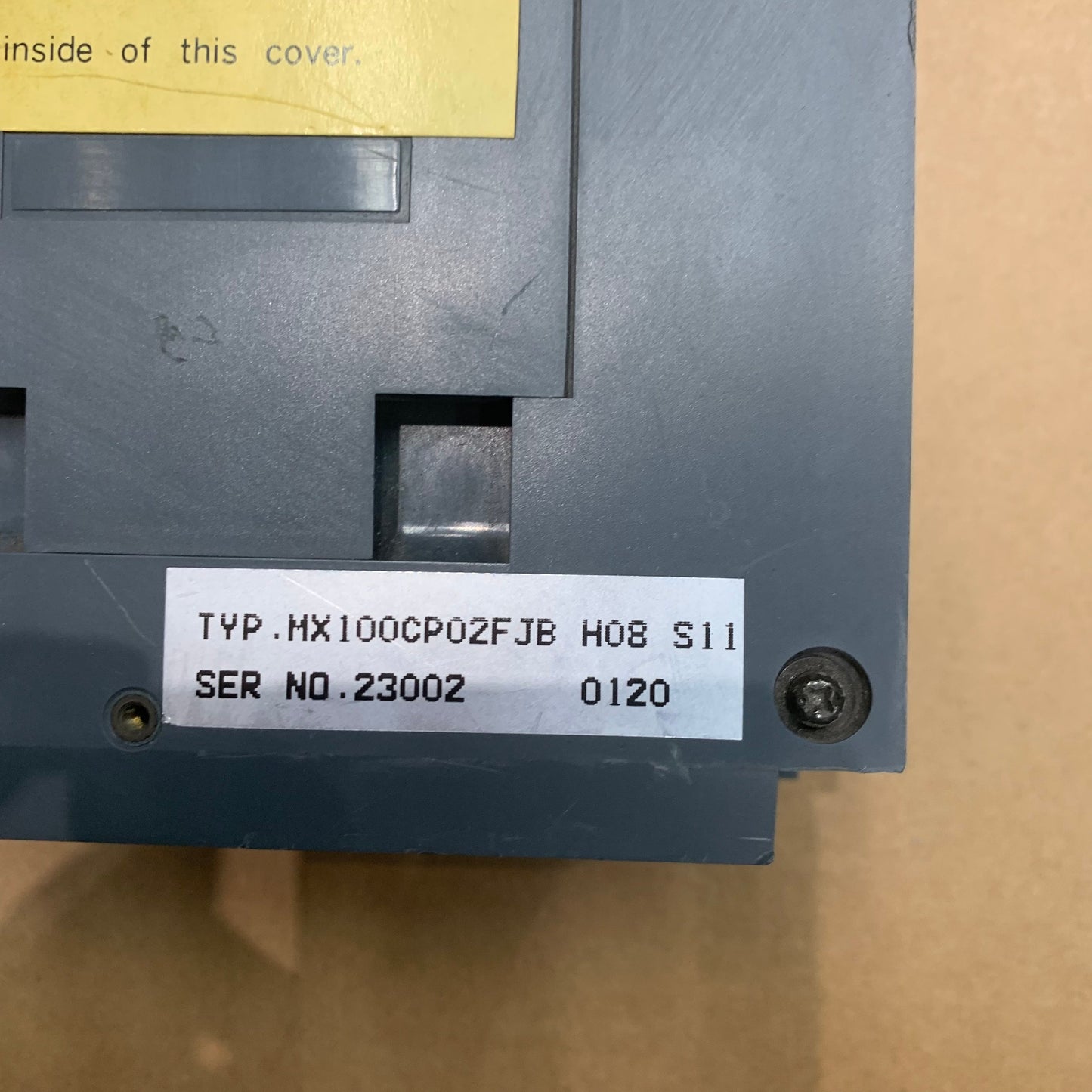 FUJI MX100CP02FJB PLC CPU