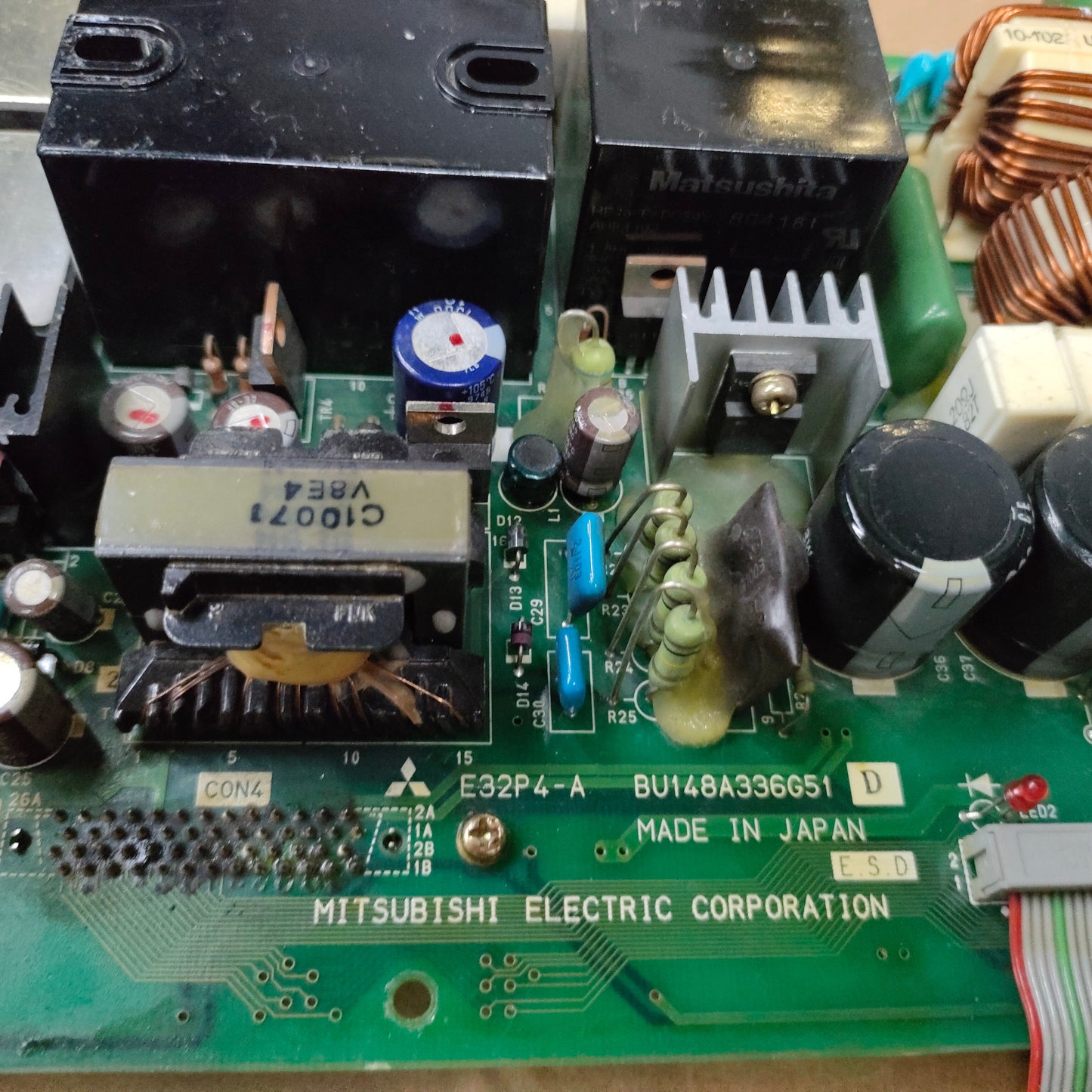 MITSUBISHI E32P4-A BU148A336G51 BOARD