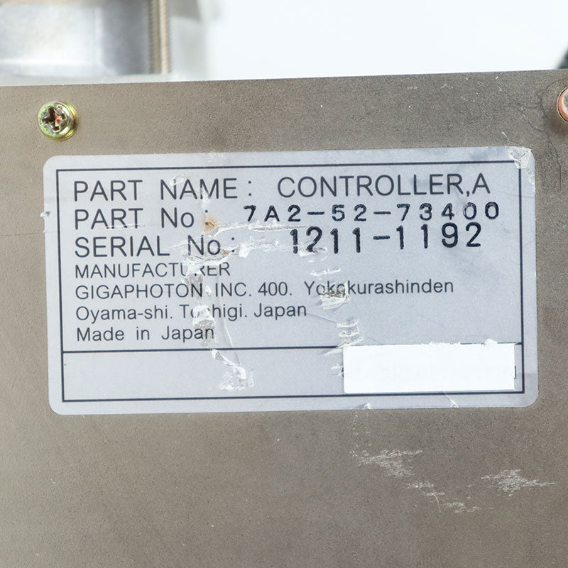 GIGAPHOTON 7A2-52-73400 CONTROLLER