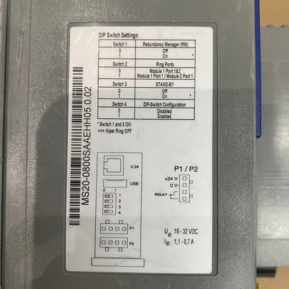 HIRSCHMANN MS20-0800SAAEHH06.0.02 MICE Media Module