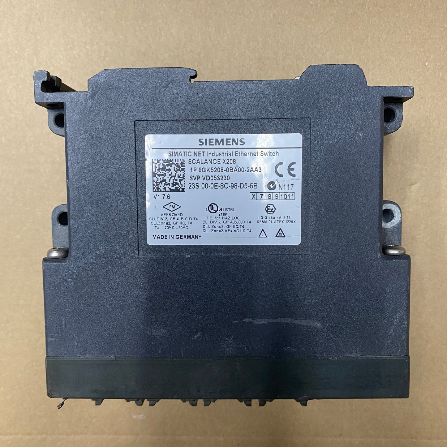 SIEMENS 6GK5208-0BA00-2AA3 Filet Industriel Ethernet