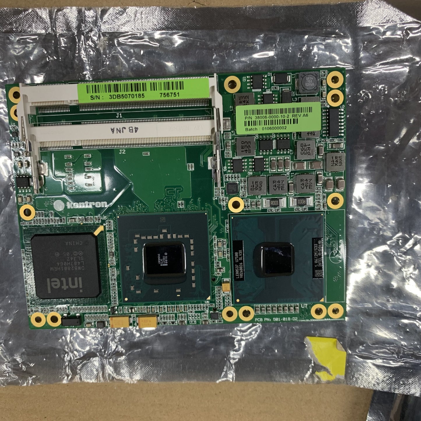 Kontron 38006-0000-10-2ED1 IPC Motherboard