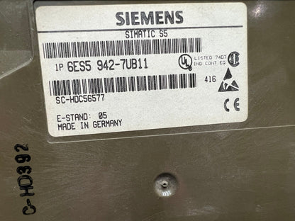 SIEMENS 6ES5942-7UB11 SIMATIC S5 CPU