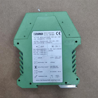 PHOENIX CONTACT MCR-S-10-50-UI-DCI Current Transmitter