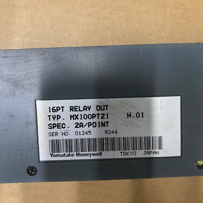 YAMATAKE HONEYWELL MX100PT21 RELAY OUT MODULE