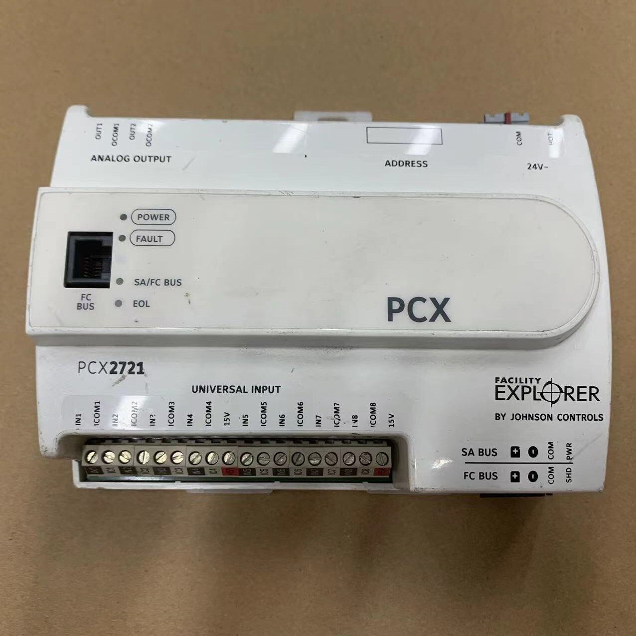 JOHNSON CONTROLS PCX2721 Facility Explorer Controller