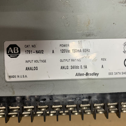 ALLEN BRADLEY CAT 1791-N4V2 Analog Block