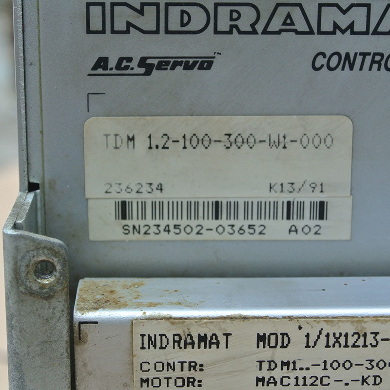 Rexroth TDM1.2-100-300-W1-000 Servo Driver