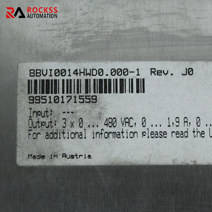 B&R 8BVI0014HWD0.000-1 servo driver