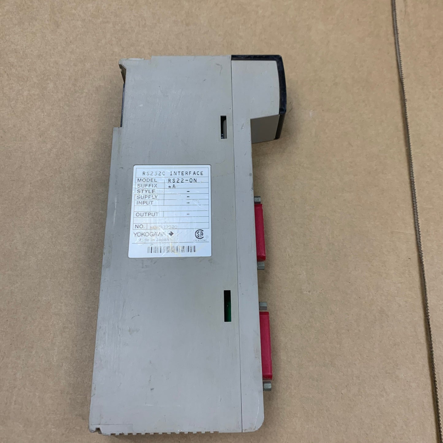 YOKOGAWA RS232C INTERFACE RS22-0N