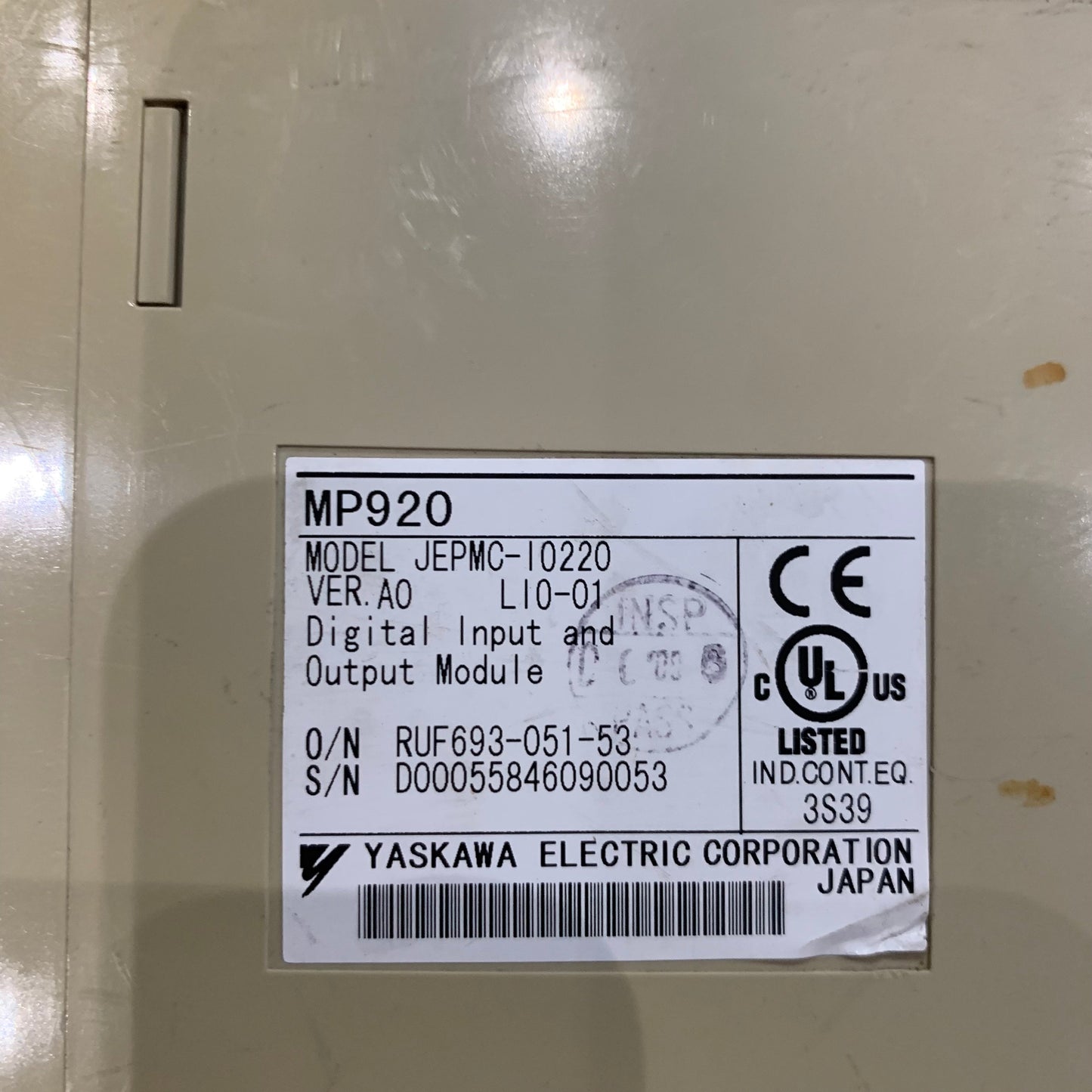 YASKAWA ELECTRIC JEPMC-IO220 Module