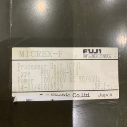 Fuji electric MICREX-F FPU 080H-A10 processor module