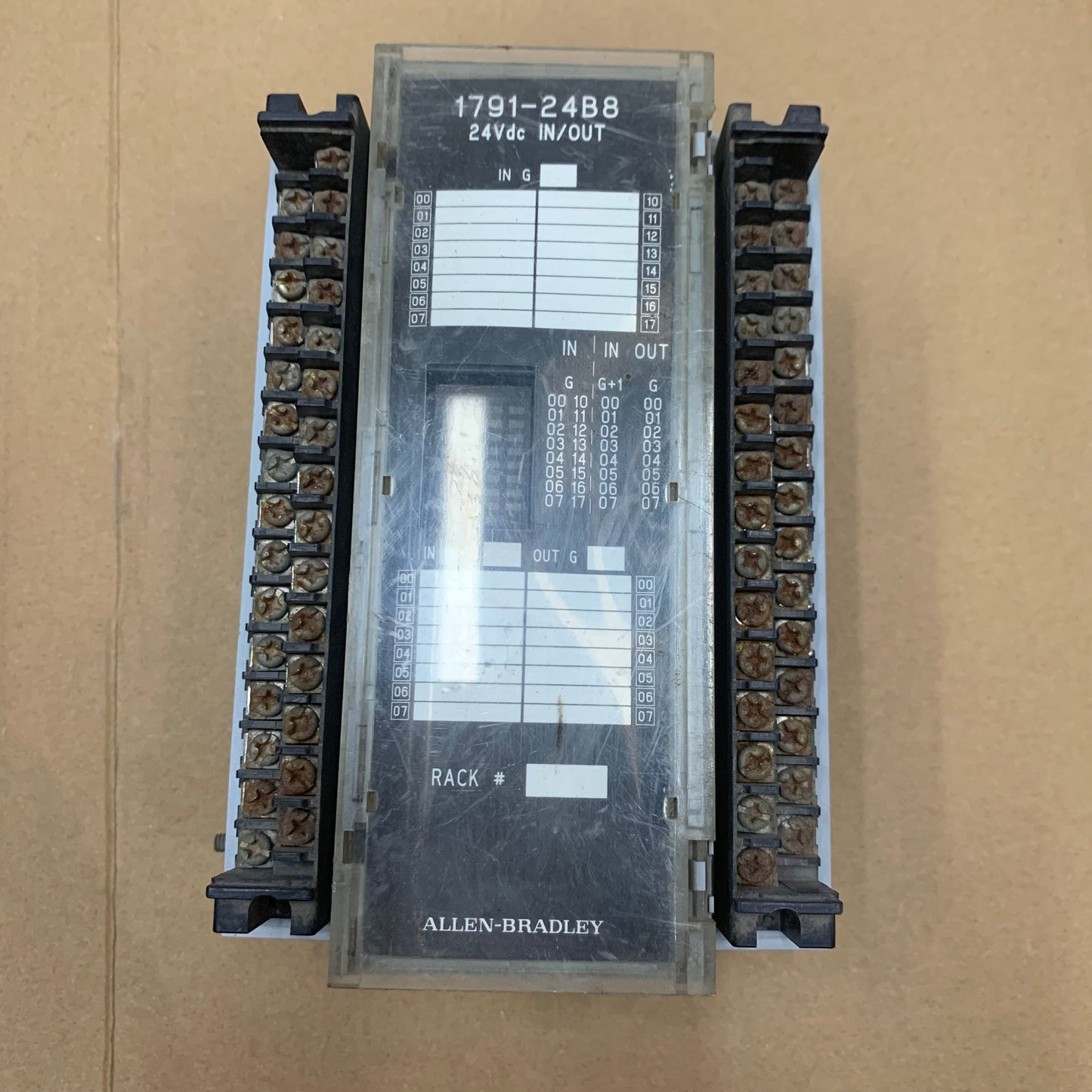 Allen-Bradley 1791-24B8 24VDC 32-Point I/O Module Block