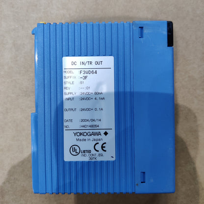 Yokogawa F3WD64-3F PLC Module