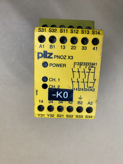Pilz PNOZ X3 Safety Relay