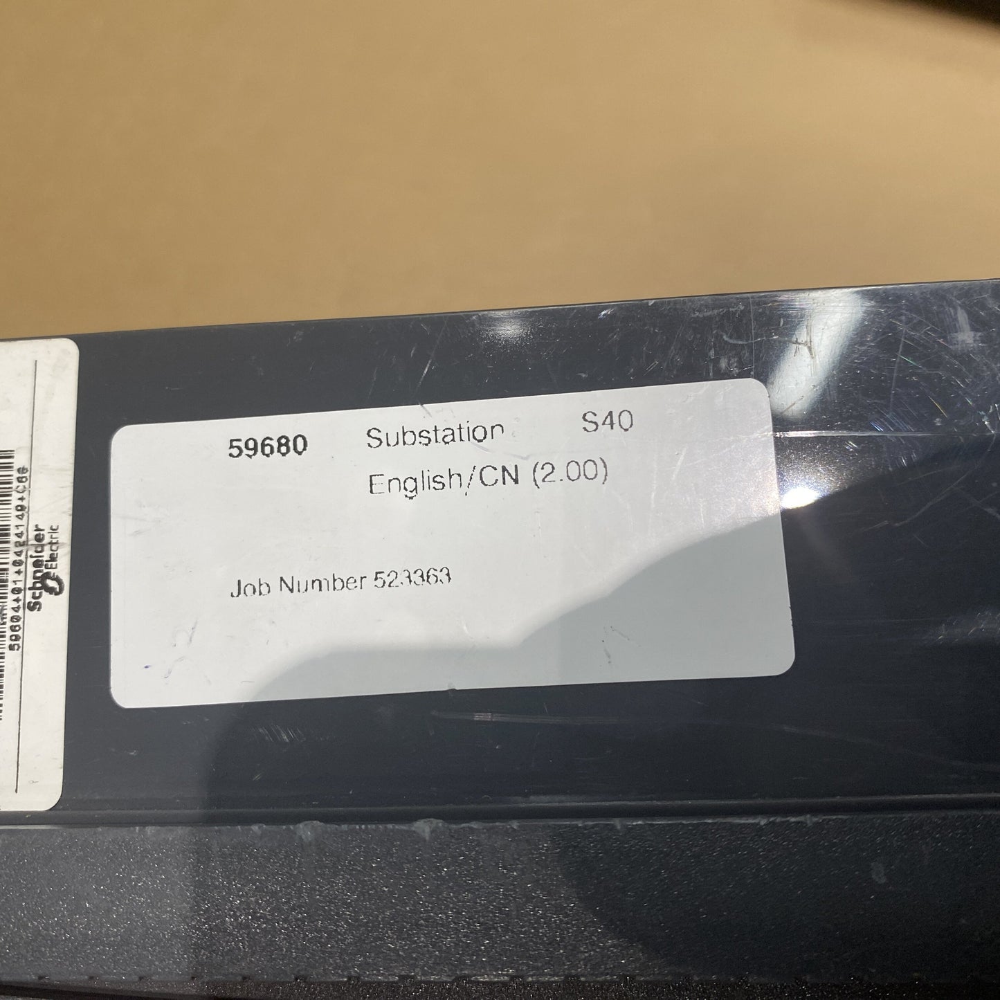 Schneider 59604 S40 Relay protection panel