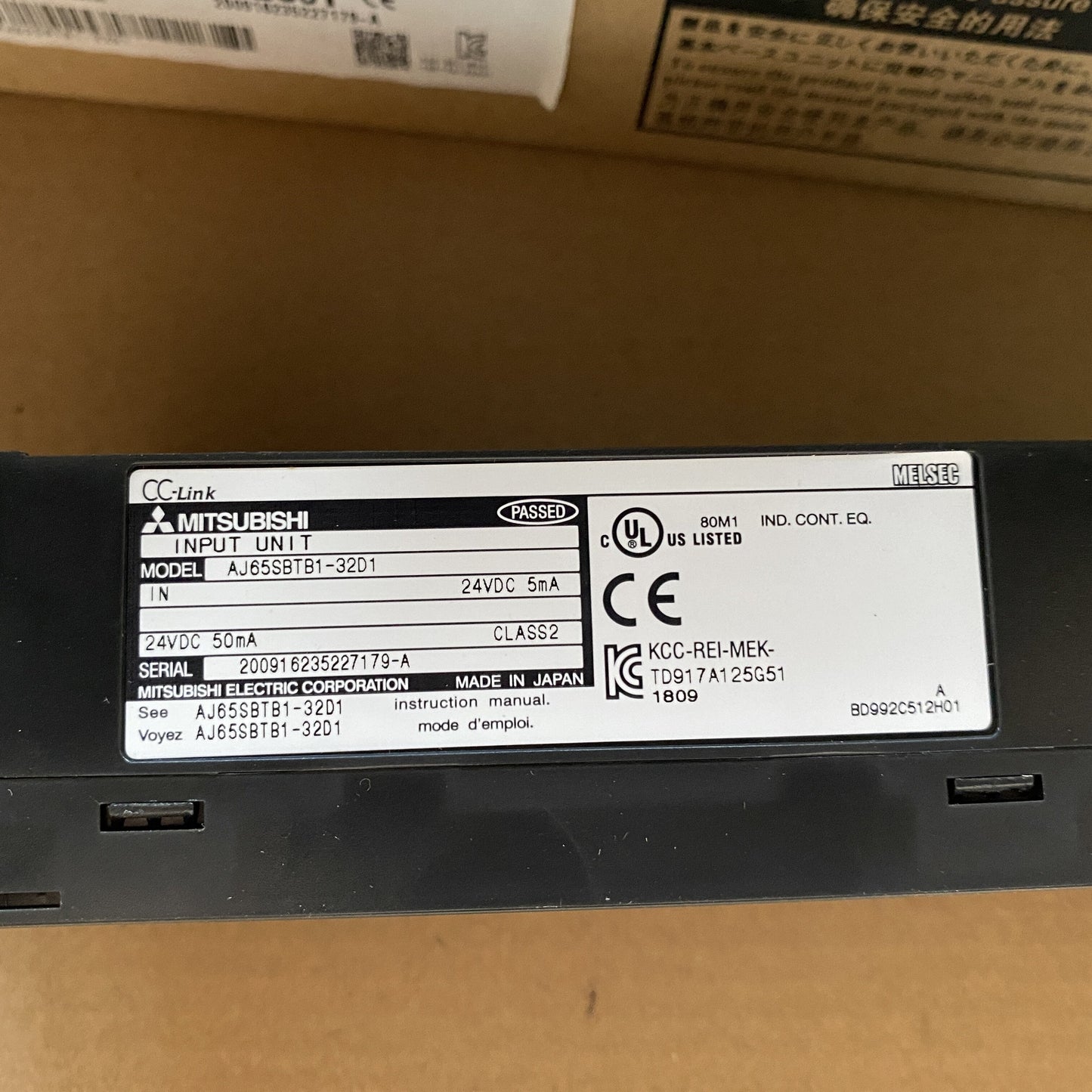 MITSUBISHI Genuine AJ65SBTB1-32D1 CC-Link input module