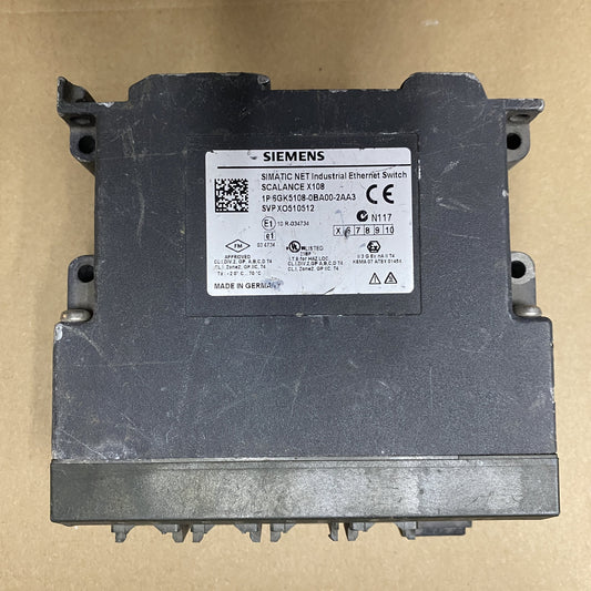 SIEMENS 6GK5108-0BA00-2AA3 ETHERNET SWITCH