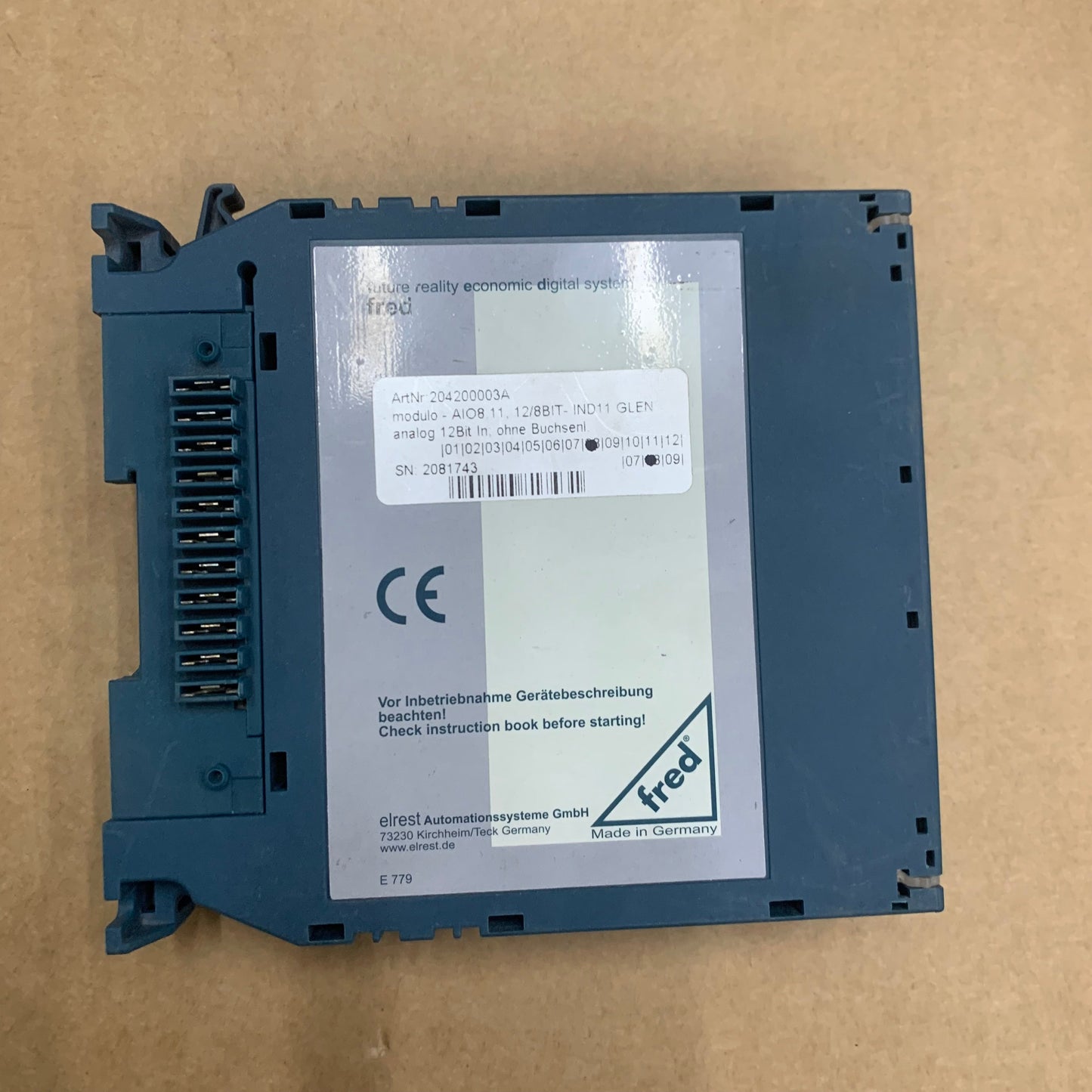 elrest Modulo AIO8.11 Analog Module