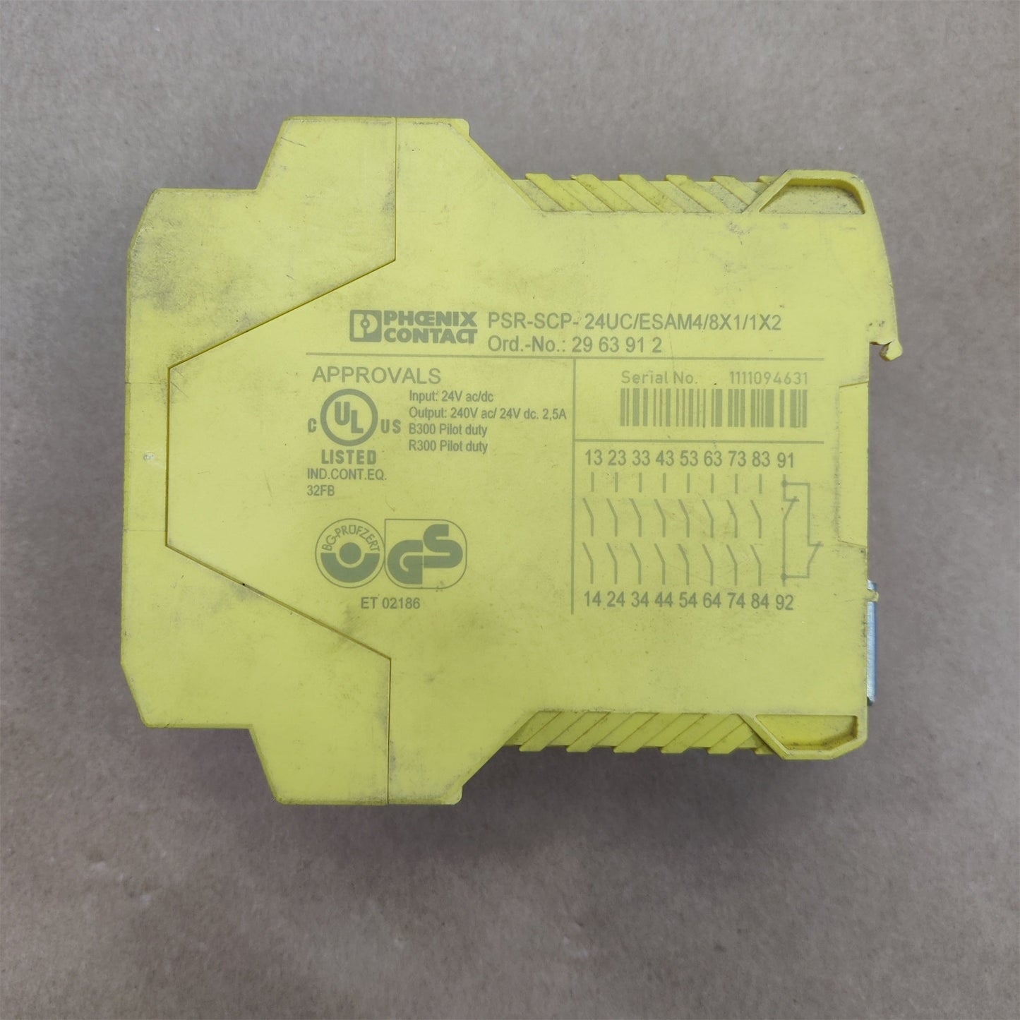 Phoenix Contact PSR-SCP-24UC/ESAM4/8X1/1X2  Safety relay