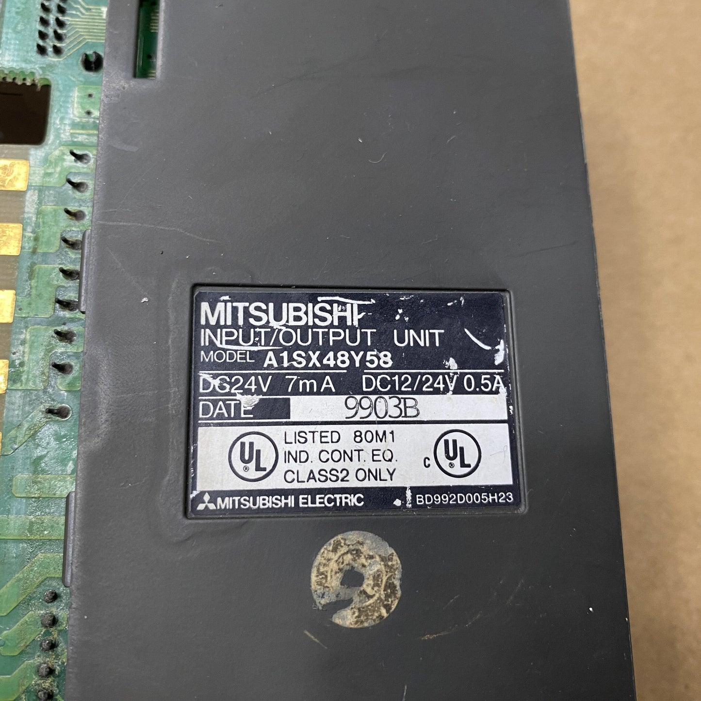 Mitsubishi A1SX48Y58 PLC Input/Output I/O Module