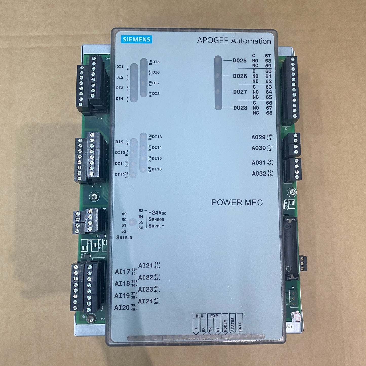 Siemens 549-624 AG-8256 Analog Point Block