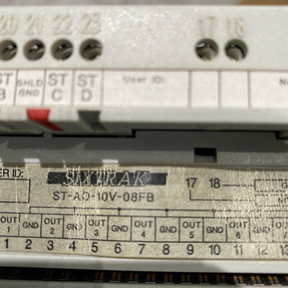 SixTrak SixNet Analog Output Module ST-AO-10V-08FB