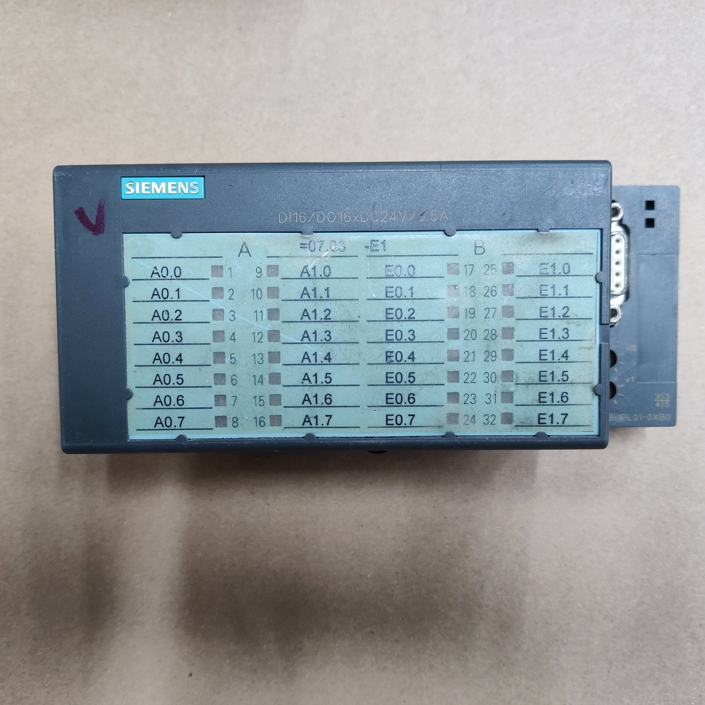 Siemens 6ES7133-1BL01-0XB0 Simatic S7 Electronic Block