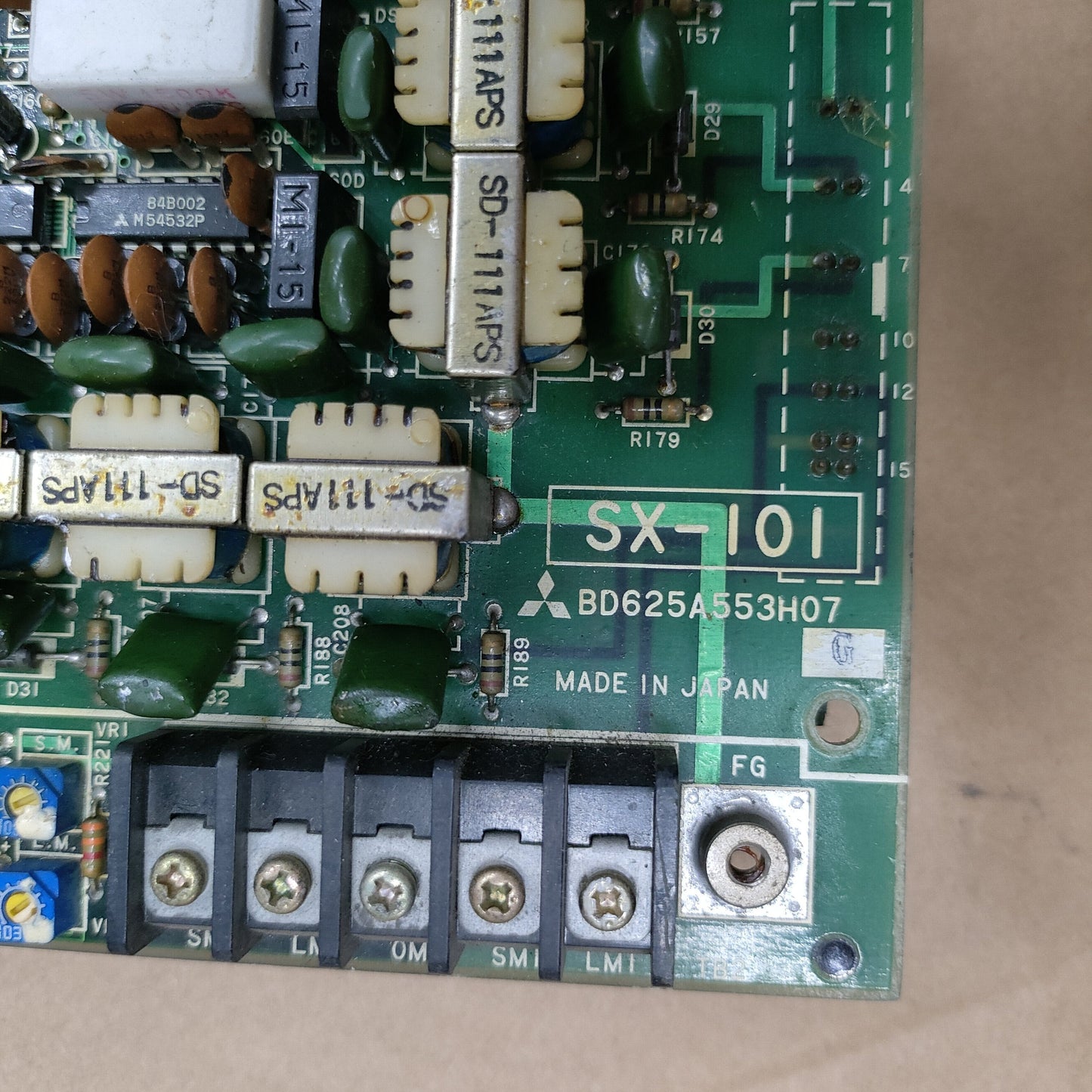 Mitsubishi SX-101 BN625A553H07 Spindle Drive Board