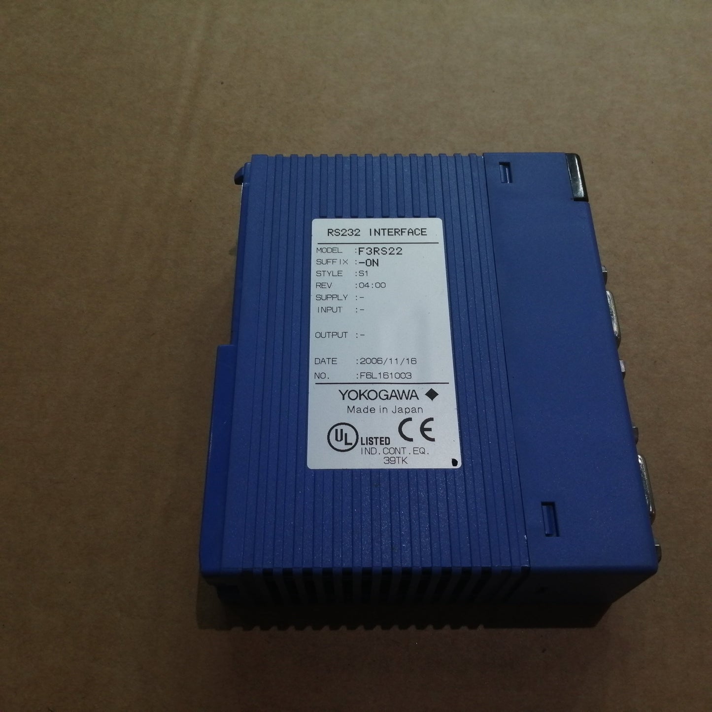 YOKOGAWA F3RS22-0N PLC module