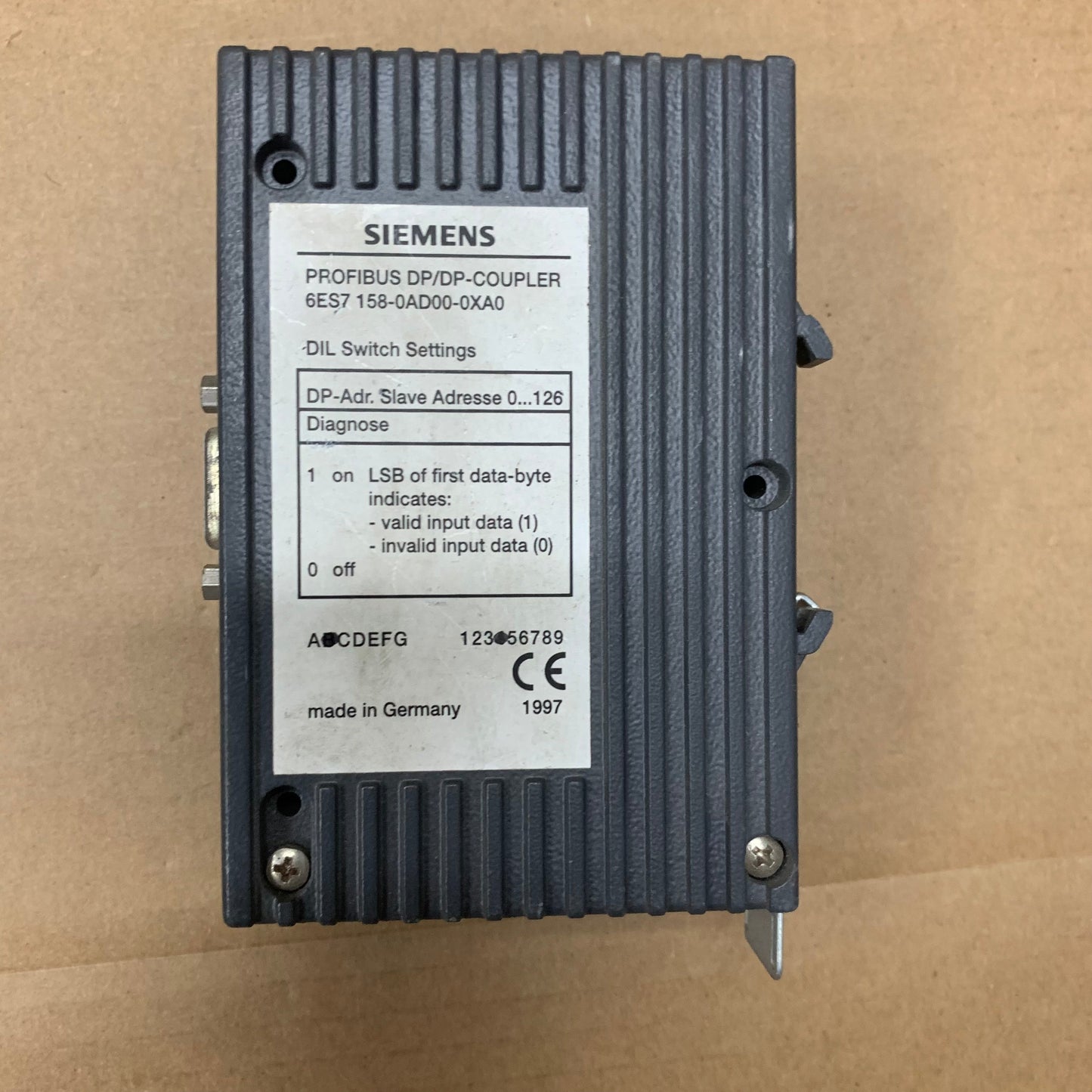 Siemens 6ES7158-0AD00-0XA0 Bus Coupling Module