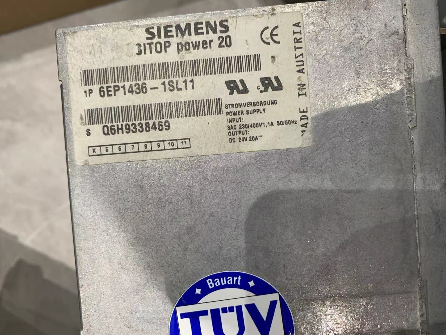 Siemens 6EP1436-1SL11 Power Supply