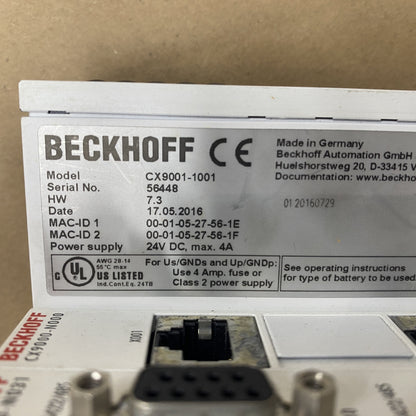Beckhoff CX9001-1001 CPU Module