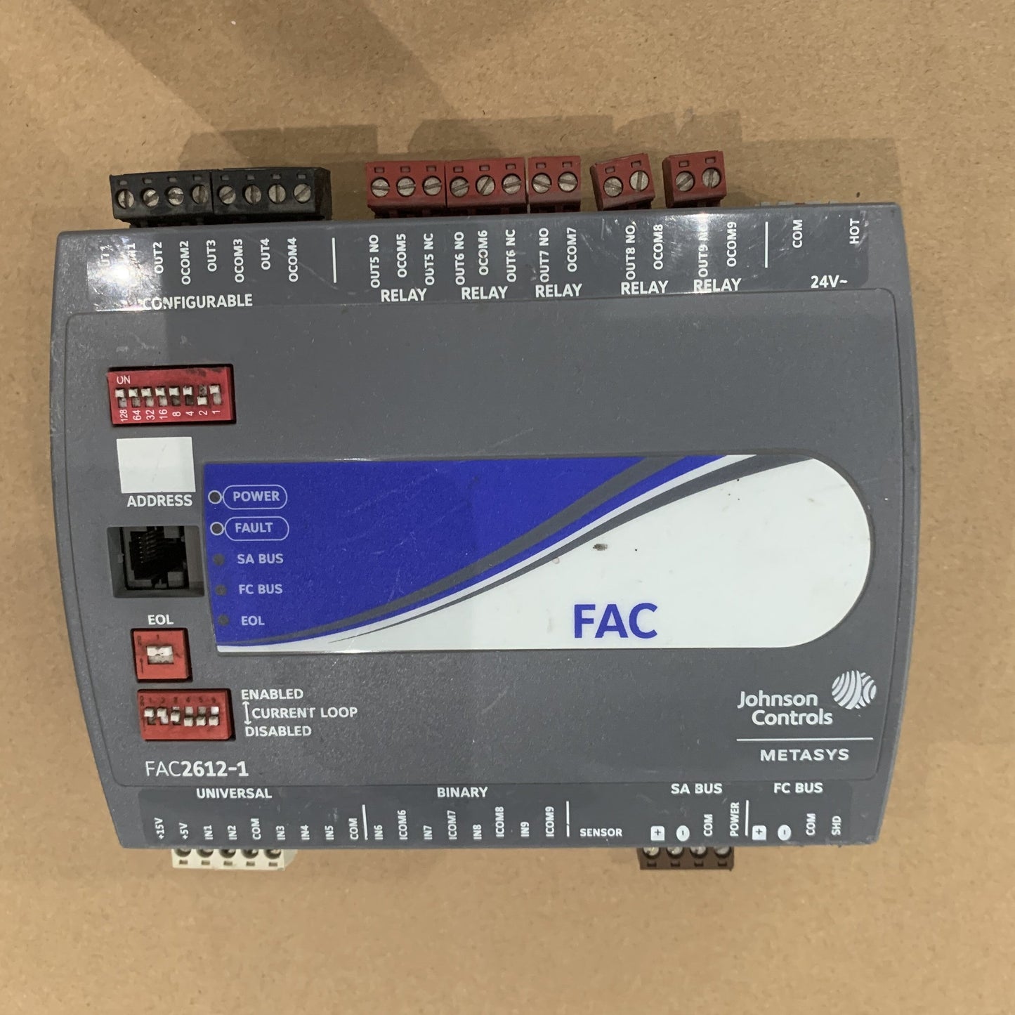 JOHNSON CONTROLS MS-FAC2612-1