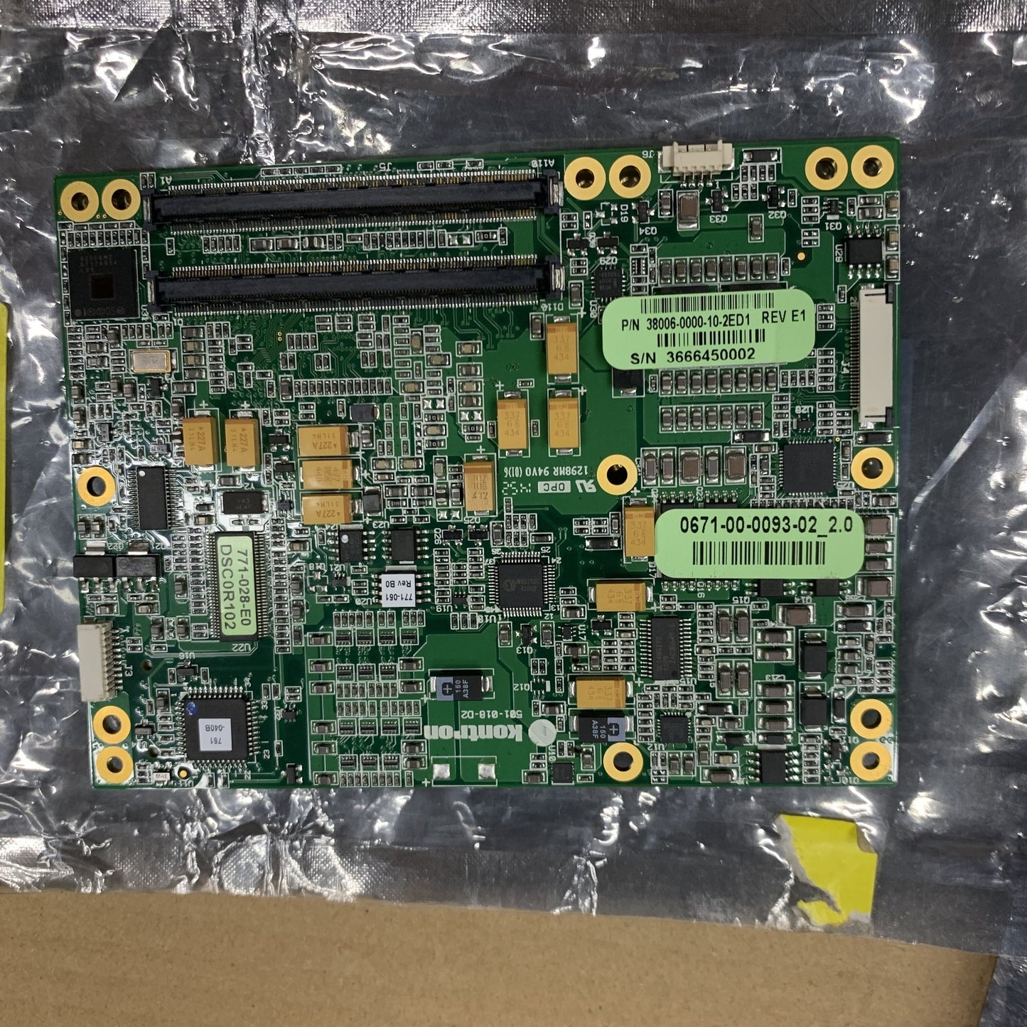 Kontron 38006-0000-10-2ED1 IPC Motherboard