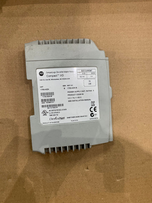 ALLEN BRADLEY 1769-ADN PLC MODULE