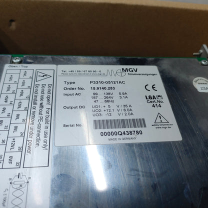 MGV P3310-05121AC POWER SUPPLY