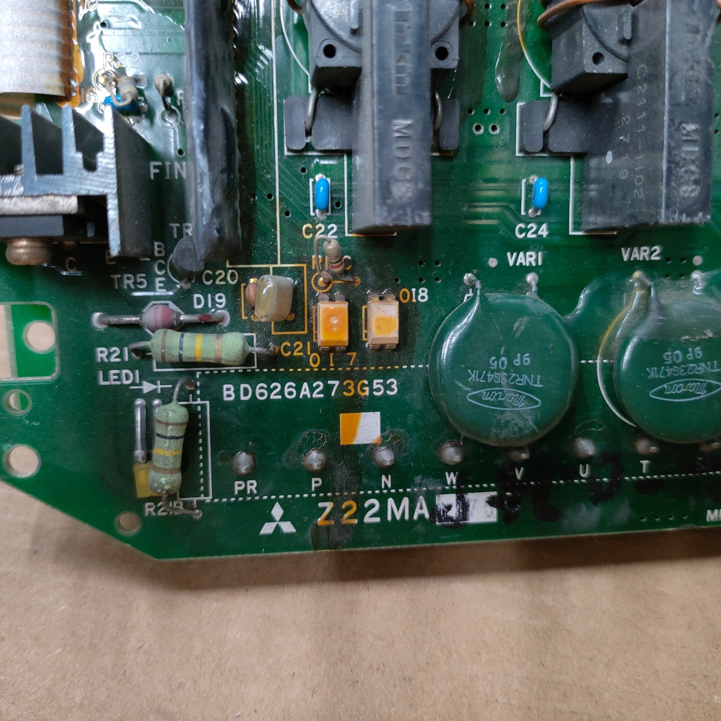 Mitsubishi Z22MA BD626A273G53 Inverter Main Control Board