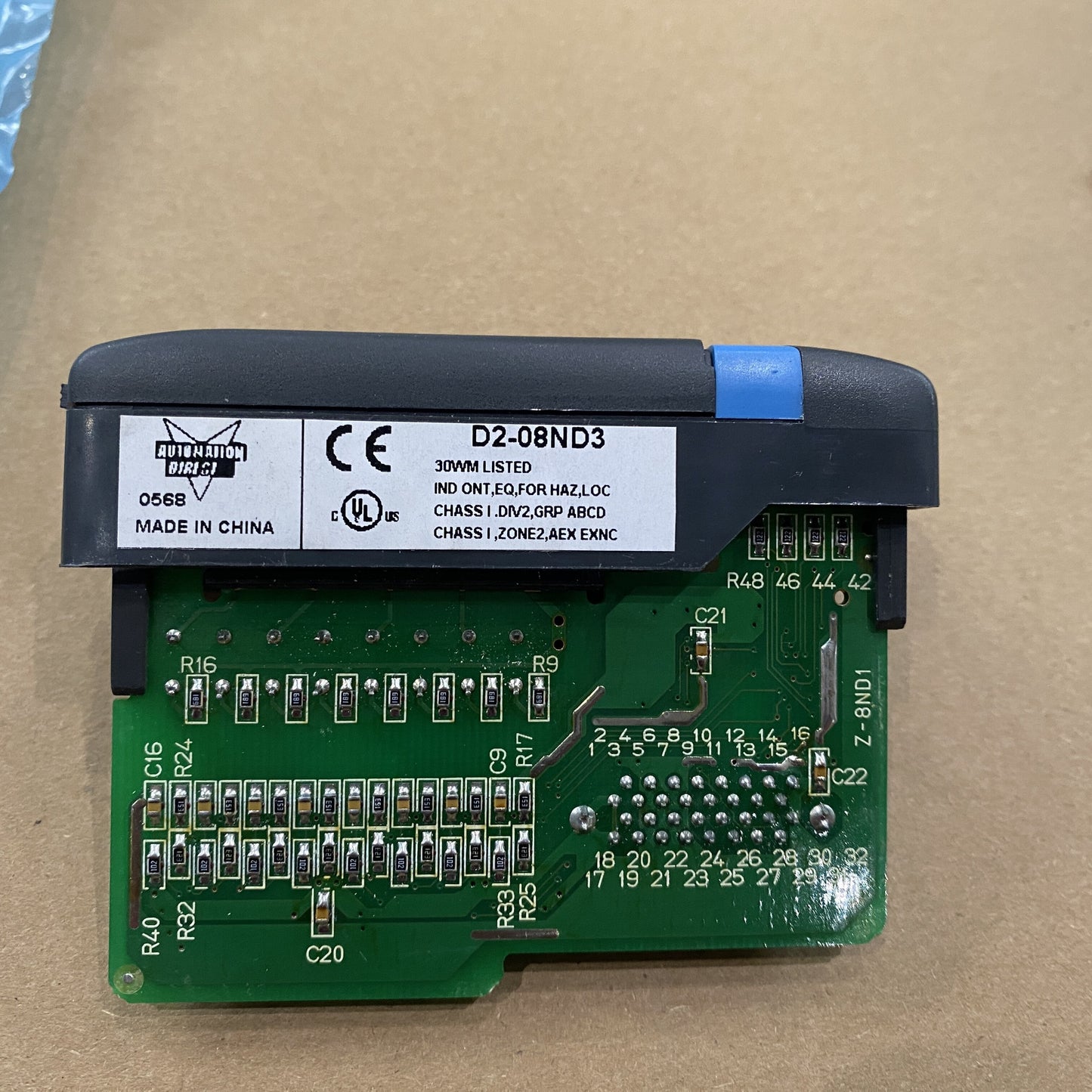 KOYO PLC DIRECT D2-08ND3 INPUT MODULE