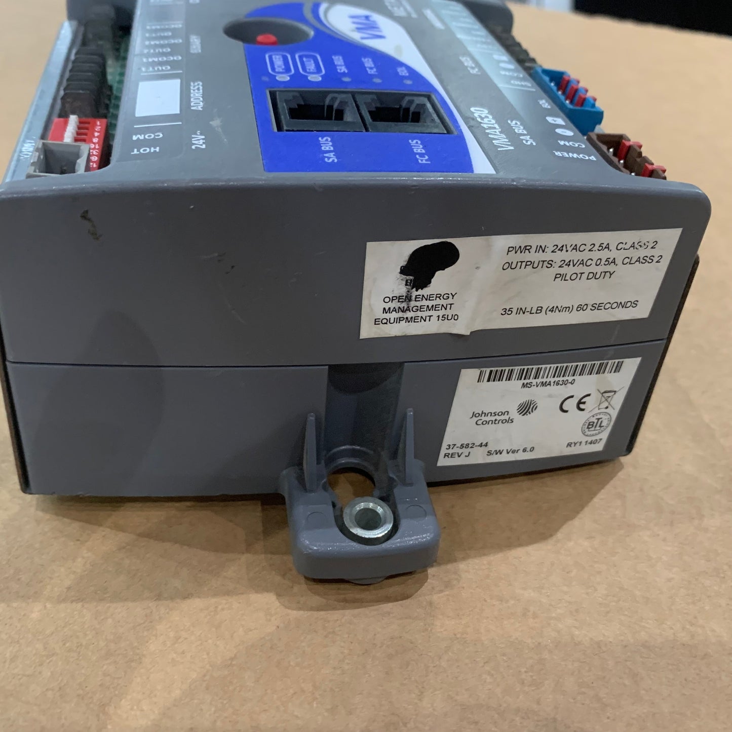 JOHNSON CONTROLS MS-VMA1630-0 PLC MODULE