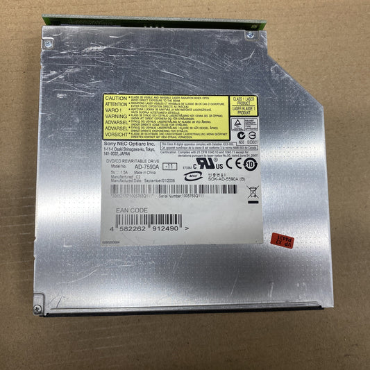 Sony nec ad-7590a dvd/cd rewritable drive