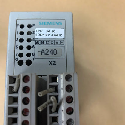 Siemens 6DD1681-0AH2 INTERFACE MODULE