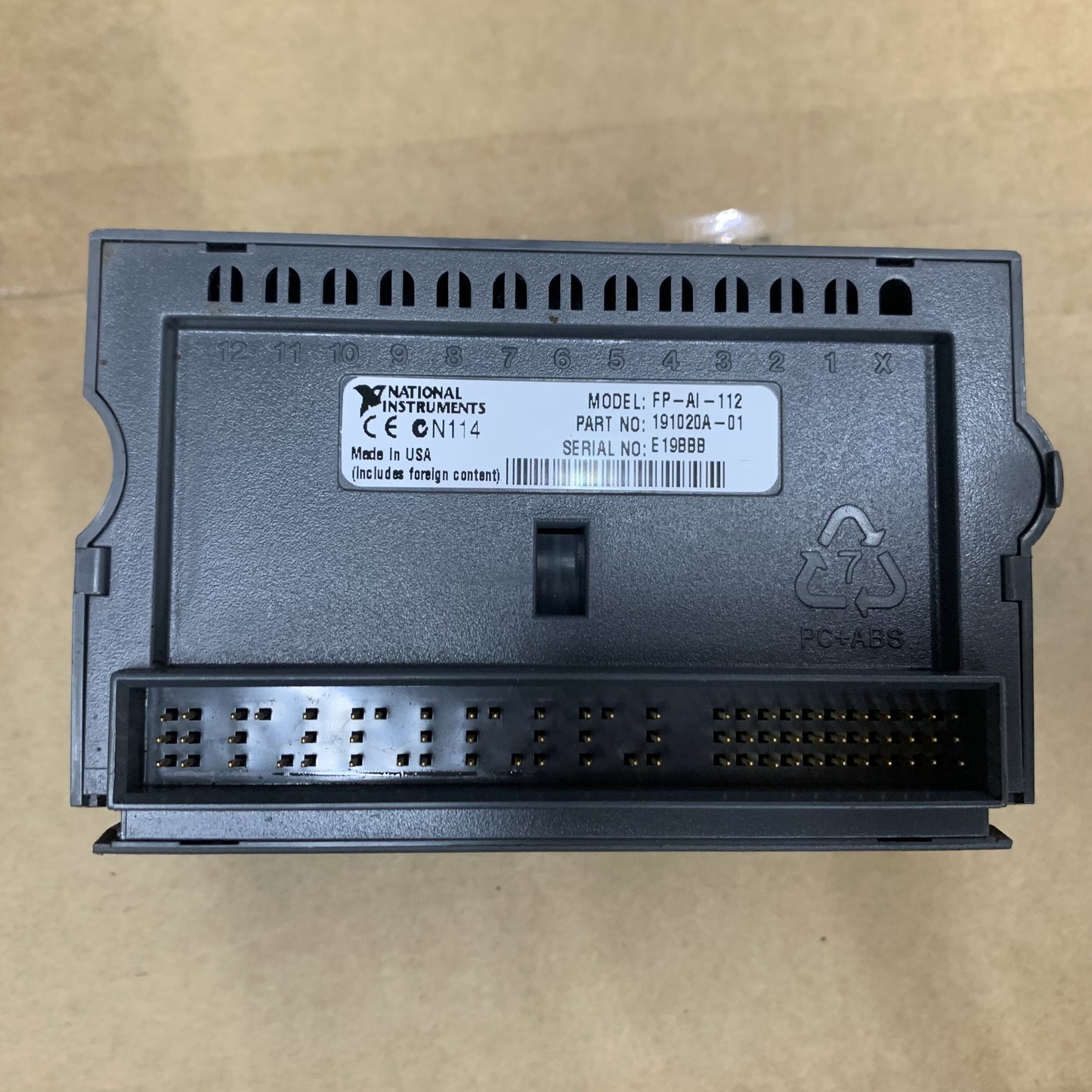 NATIONAL INSTRUMENTS FP-AI-112 Intput Analog Module