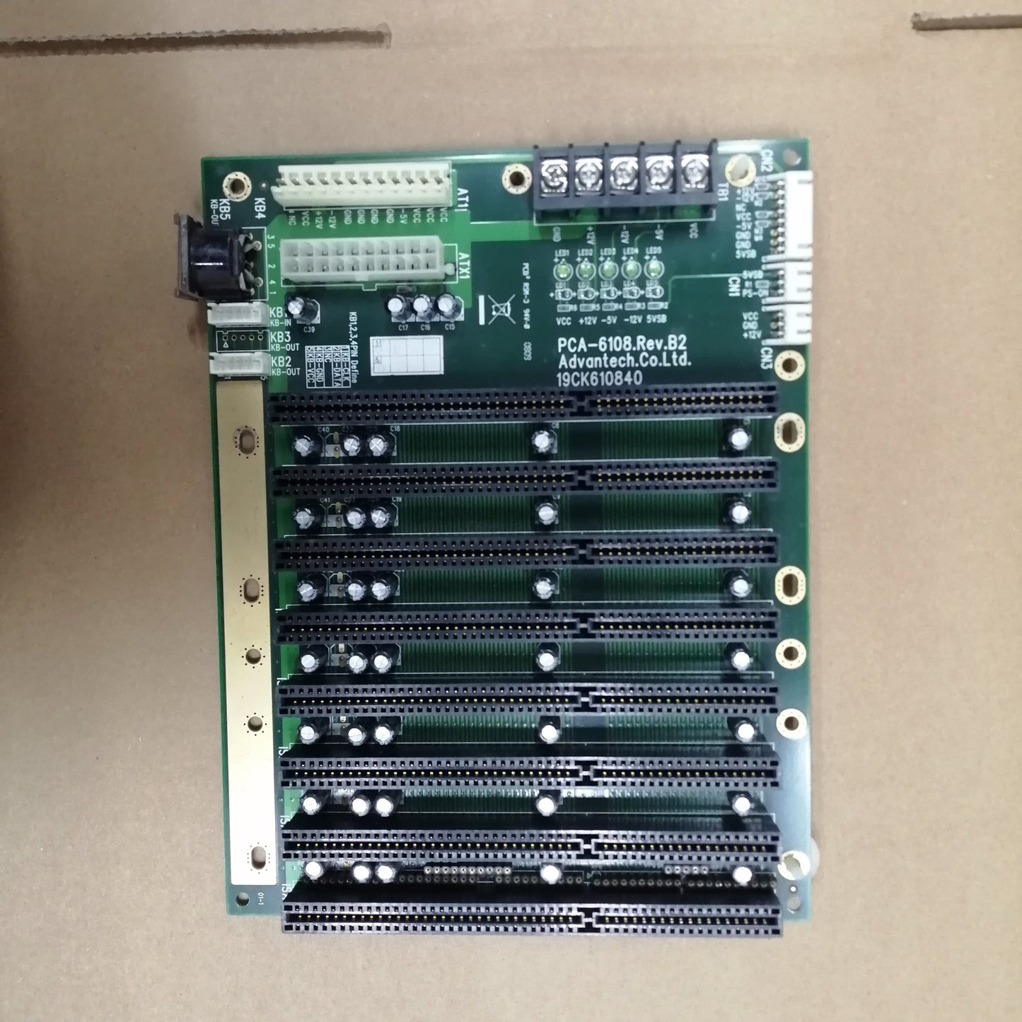 ADVANTECH PCA-6108 BACKPLANE PCB CARD