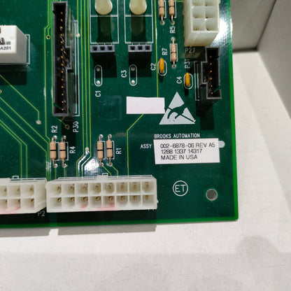 Brooks 002-6878-06 Wafer Load Port Fixload PCB