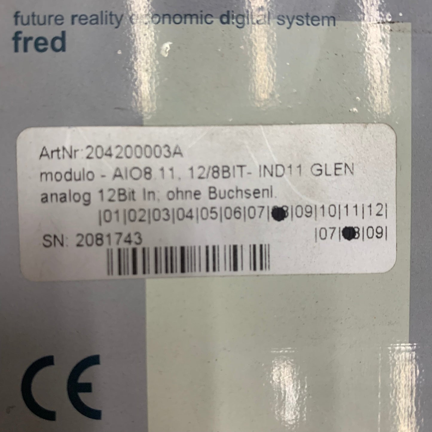 elrest Modulo AIO8.11 Analog Module