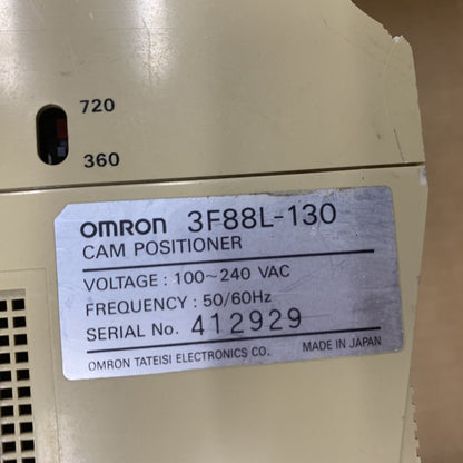 OMRON 3F88L-130 cam positioner